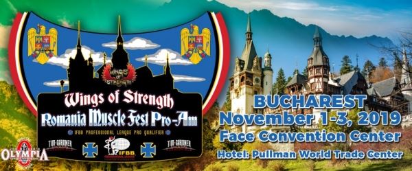 Стали известны противники Ющенко на Wings of Strength Romania Muscle Fest Pro-Am 2019