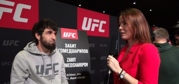 Забит Магомедшарипов о бое на UFC Moscow и надеждах на бой за титул в UFC (видео)